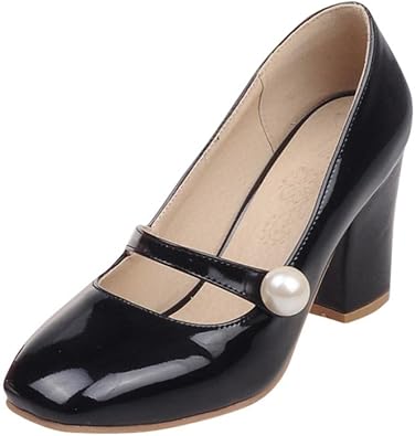 square toe mary jane shoes