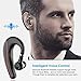 Bluetooth Headset, Samnyte V4.1 Hands Free Bluetooth Earpiece with Microphone Wireless Earbud Car Headphones for Office Driving iPhone Samsung Android