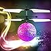 Flying Ball, YKS Children Flying Toys, RC infrared Induction Helicopter Ball Built-in Shinning Color Changing LED Lighting for Kids, Teenagers (White)