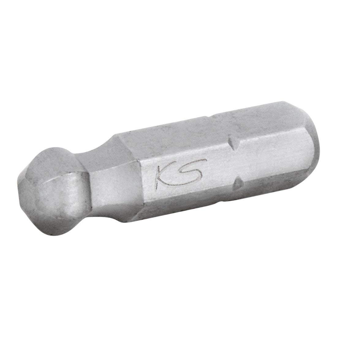 KS TOOLS 911.4651 1/4" Bit hex, 25mm, with ball end, 7/64