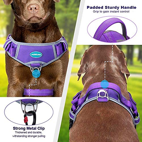 ThinkPet Dog Vest Halter Harness No Pull Dog Harness with Handle for