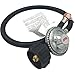 Gauge Master Premium 2 Foot Universal QCC1 Low Pressure LP Propane Regulator - BBQ Grill Replacement Hose fits Most LP Gas Grills, Heaters and Fire Pit Table - 3/8