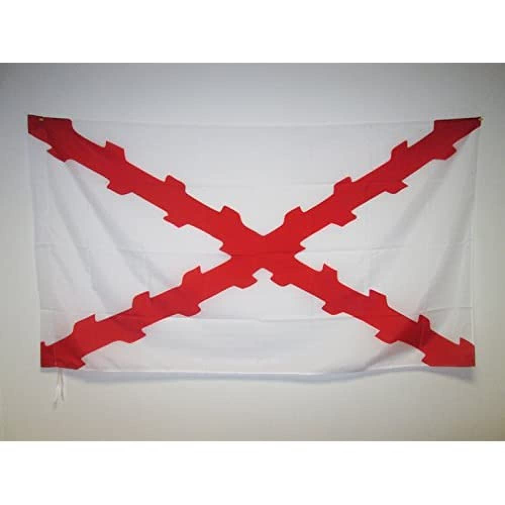 AZ FLAG - Spanish Netherlands 1581–1714 Flag - 3x5 Ft - Dutch Banner with Sleeve - 100% Polyester - Fade Resistant - Vivid Colors - 3' x 5' Feet - 150x90 Cm