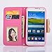 Sankuwen® 1pc Samsung Pink Case , Bowknot Lace Leather TPU Chain Case Cover for Samsung Galaxy S5 I9600