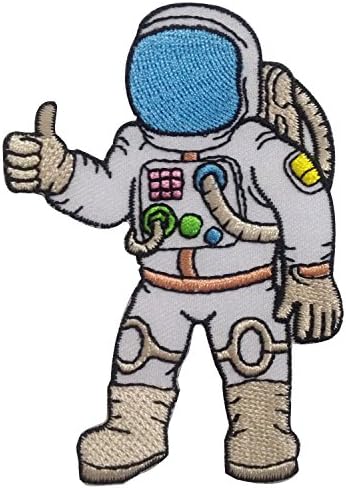 Astronaut Spaceman Space Journey Iron on Patches Embroidered