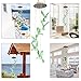 Solar Hummingbird Wind Chimes Outdoor, Color-Changing Led Decorative Light Charging by USB and Mobile Solar Power for Home/Yard/Pation/Garden