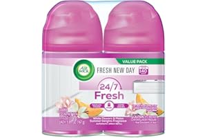 Air Wick Automatic Air Freshener Spray Refill, 2ct, Summer Delights, Odor Neutralization, Essential Oils