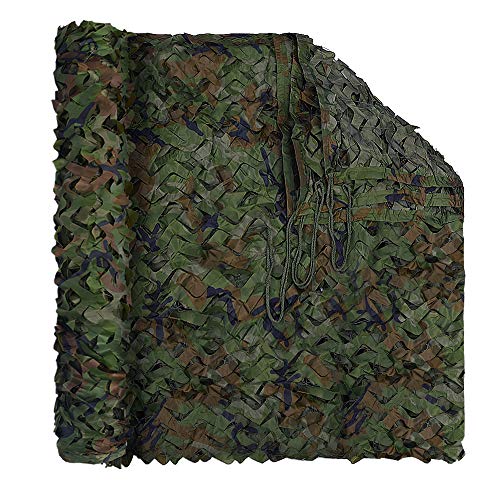 LOOGU Military Camouflage Net Reinforced Large Size – Ideal for Camouflage, Hunting, Garden Decoration, Shading, Photo, Terrace Awnings