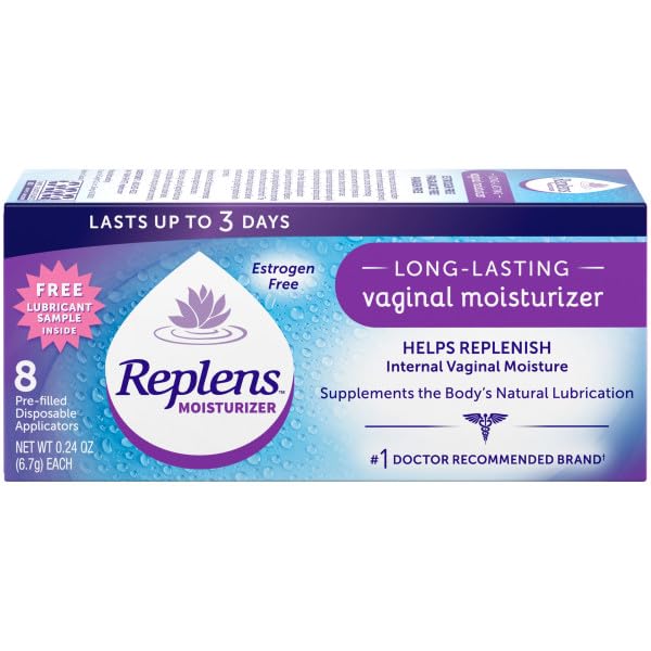 Replens Long-Lasting Vaginal Restores Vaginal Moisture Moisturizer (Pack of 2)