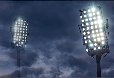 Amazon Com Yongfoto 5x3ft Stadium Light Photography Backdrop