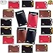 Alpine Rivers RFID Blocking Sleeves | 18 Pack - 14 Credit Card Holders (7 Top & 7 Side Load) + 4 Passport Protectors | Anti Theft RFID Protection | Colored for Easy Organization | Color Versatile