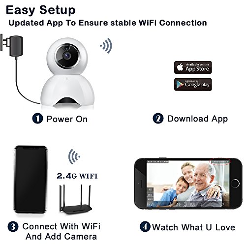 VStoy Pet Camera, Dog Camera FHD Pet Monitor Indoor Cat Camera Night Vision 2 Way Audio and Motion Detection - Thumbnail 5