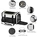 Akinerri Airline Approved Pet Carriers,Soft Sided Collapsible Pet Travel Carrier for Medium Puppy and Cats (Medium, Grey)thumb 3