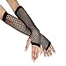 Voberry Punk Goth Lady Disco Dance Costume Lace Fingerless Mesh Fishnet Gloves