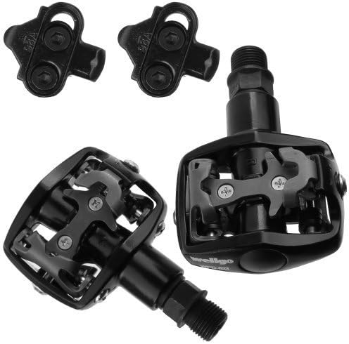 Wellgo WPD-823 MTB CR-MO Clipless Pedal, 9/16-Inch by Vilano Bike