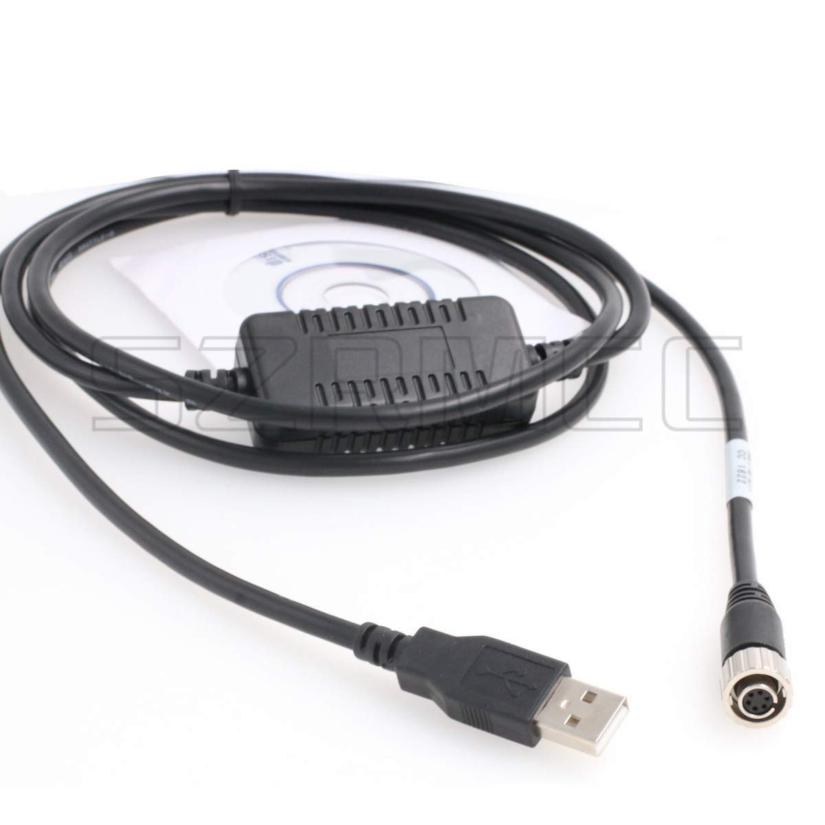 SZRMCC Hirose 6 Pin Female to USB Doc210 Data Transfer Cable for OS-602G ES-605G Sokkia SX CX107 DX Series Total Stations (USB)