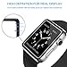 OKTI asd31 Apple Watch Screen Protector 38mm, iWatch Tempered Glass Screen Protector, Anti-Scratch Scratch Resistant, Full Coverage Scratch Proof Screen Film for Apple iWatch 38mm Series 1/2/3 [1 Pack]