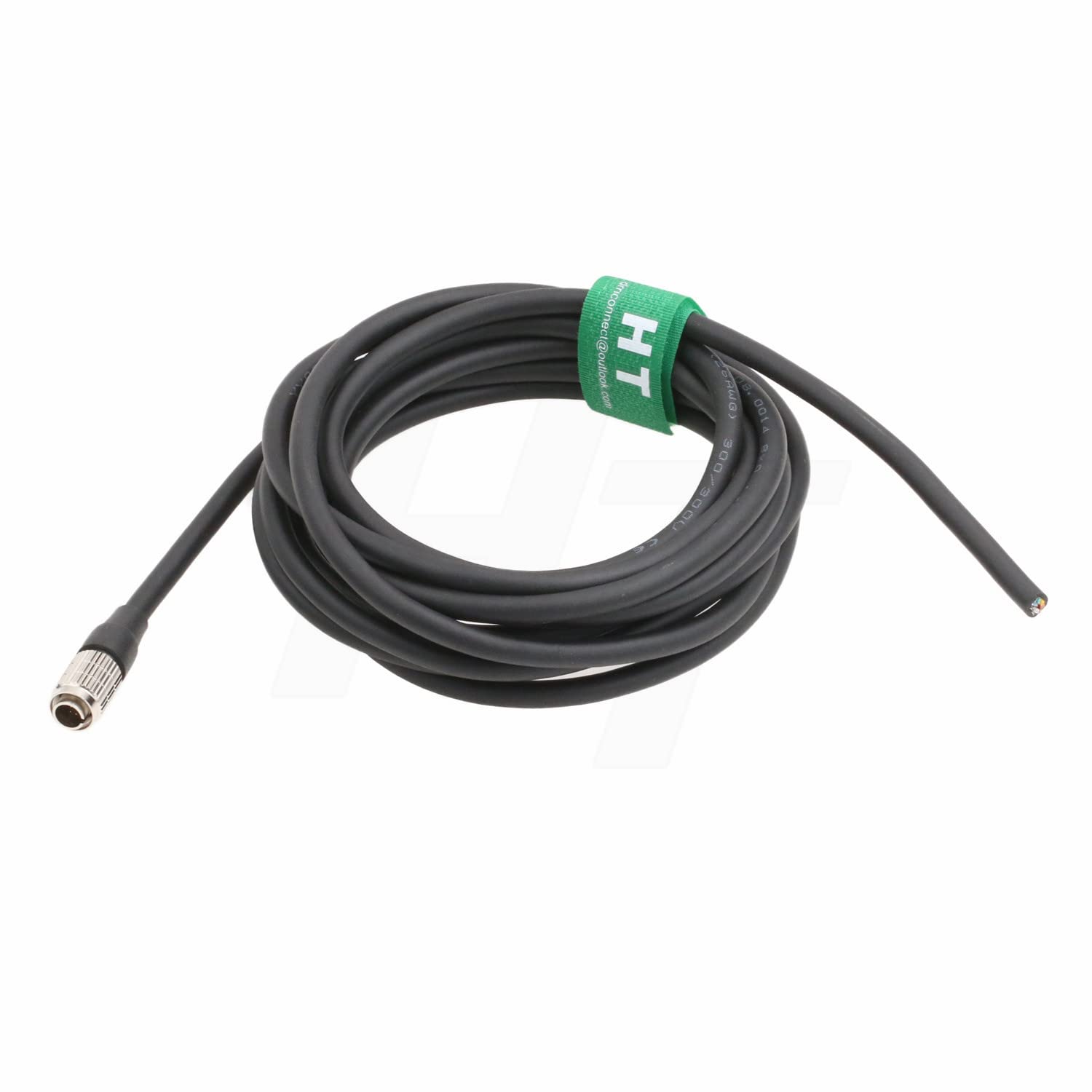 HangTon Circular Hirose 8 Pin Male HR25-7TP-8P to Flying Leads Bare Wire GPIO Cable for Point Grey Flea3 FLIR CCD GIGE Industrial Camera (10)