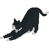 JEKCA Tuxedo Cat 04S | Cat Plastic Building Blocks | Age 14+