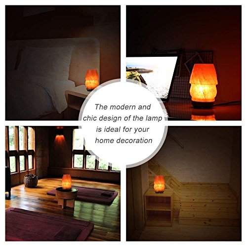 Himalayan Salt Lamp Table Lamp Shape Crystal Salt Rock Lamp With