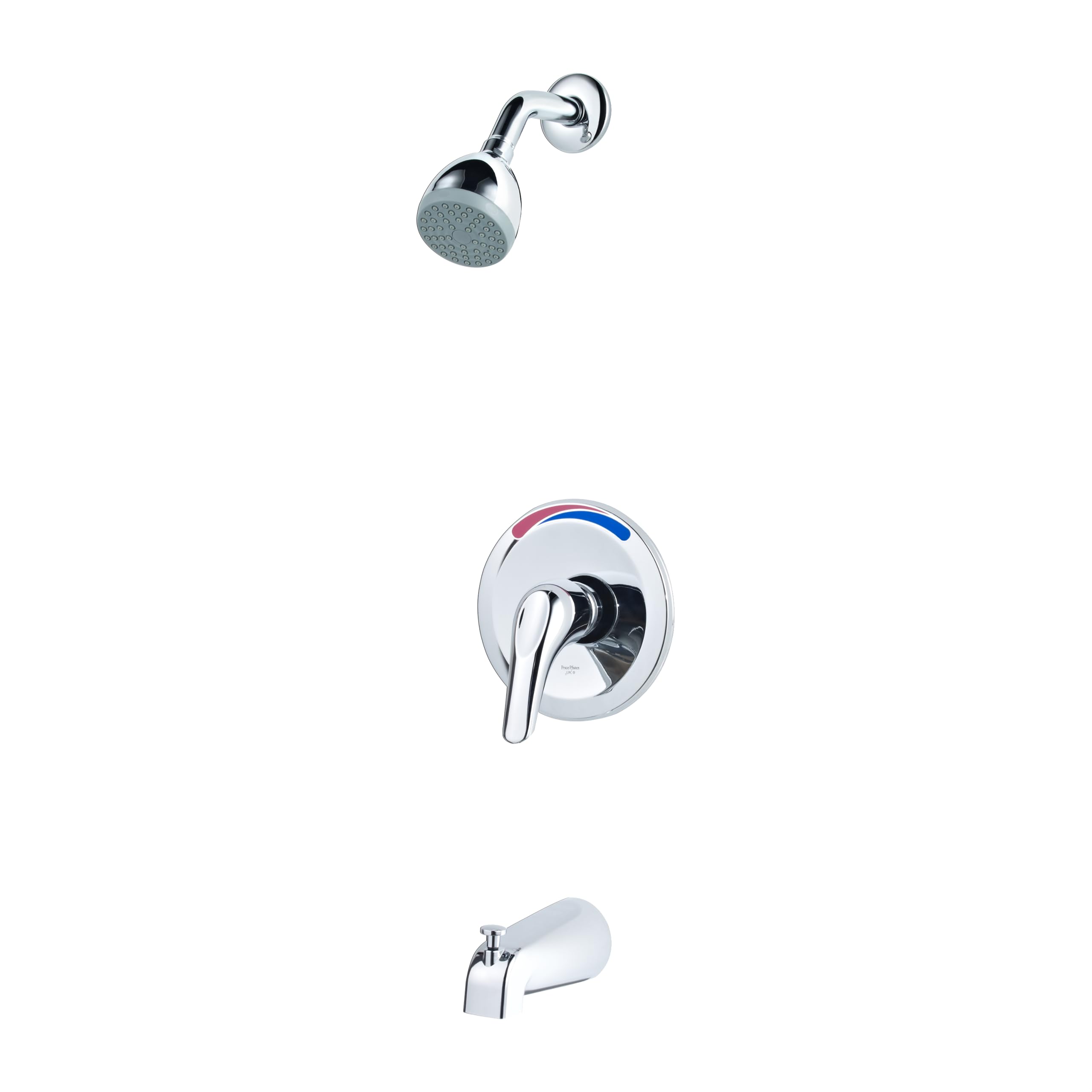 Photo 1 of *FOR PARTS* Pfister Pfirst Series Tub & Shower Trim Kit (Valve Not Included), 1-Handle, Polished Chrome Finish, LG890300