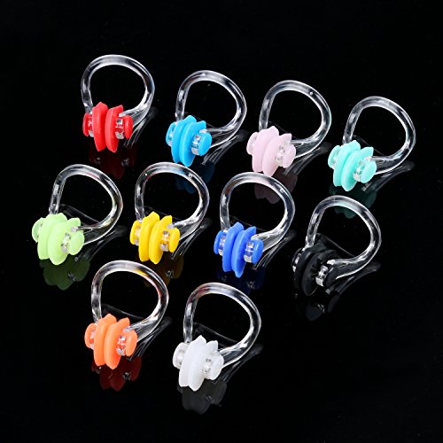 image for SAVITA Swimming Nose Clip with Waterproof Silica Gel for Kids and Adul