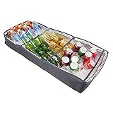 Duraviva Insulated Food & Drink Portable Foldable Party Cooler and Serving Tray for Beverages, Buffet, Picnic, BBQ, Salad Seafood Bar
