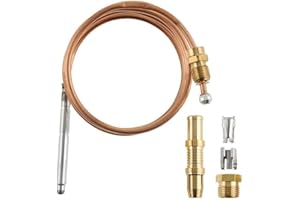 Thermocouple replacement for For Thermostat control with copper sensor, designed for ignition burner systems compatible with 