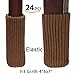 LimBridge 24pcs Chair Socks, Fit Girth from 2