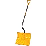 True Temper 1603072 Ergonomic Snow Shovel, 18-Inch