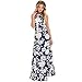 Womens Dress,Neartime Floral Boho Long Maxi Dress Beach Dresses Sundress (M, Blue)