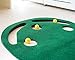 Abco Tech Golf Putting Green Grassroots Mat - 9ft x 3ft - Outdoor and Indoor Use - Perfect for Practicing and Training - Includes Free 3 Yellow Golf Balls