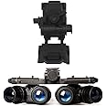 Aetheria Night Vision Goggles with Mount for PVS15/PVS18/GPNVG18 - Four-Tube Binocular Night Vision Cosplay Prop - Black