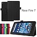 Fire 7 5th Generation Case,Mama Mouth PU Leather Folio 2-Folding Stand Cover with Stylus Holder for 7