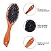 SOFOVIEW 2 Pack Boar Bristle Hair Brush Set for Women,Men and Kids - Natural Wooden Paddle Hair Brushes for Thin,Straight,Short Dry or Wet Hair - Restores Shine and Texture