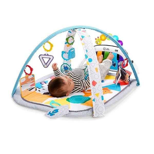 BABY EINSTEIN 4-IN-1 KICKIN’ TUNES MUSIC AND LANGUAGE PLAY GYM AND PIANO TUMMY TIME ACTIVITY MAT