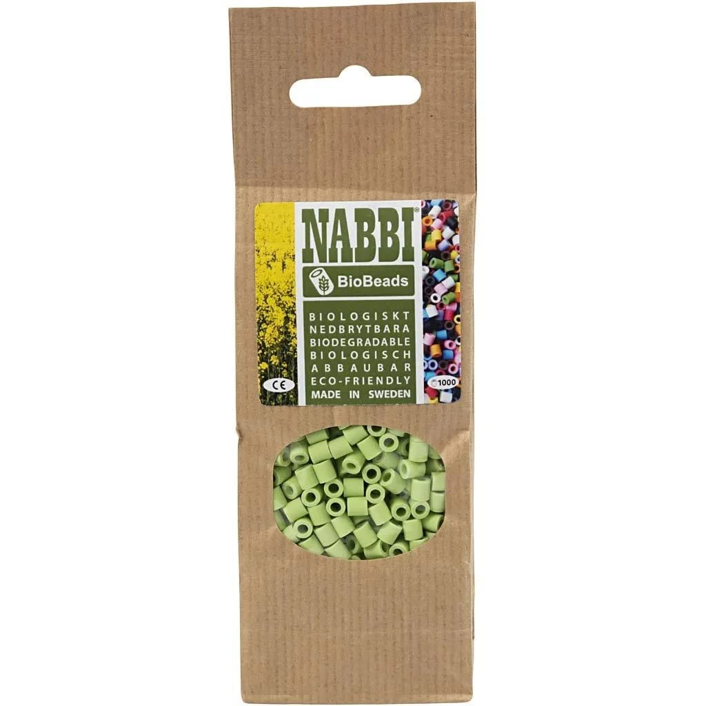 NABBI® BioBeadsbiodegradable1.000 pcs.Pastel Green