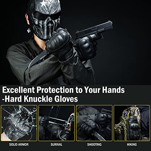 VIPERADE VG1 Mens Tactical Gloves Military Rubber Hard Knuckle Outdoor