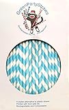 Paper Straws Box of 144 Turquoise