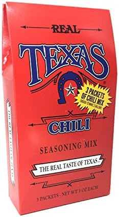 Real Texas Chili Seasoning Mix - 3 Packets 3oz Each