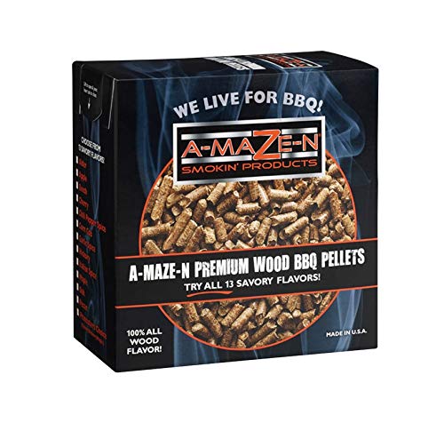A-MAZE-N AMNP2-SPL-0002 100% Premium Wood BBQ Smoker Pellets, Apple, 2 Pounds