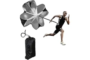 Running Speed Chute Resistance Parachute 57 inch Training Parachute with Adjustable Strap Speed Chute Resistance Running Para