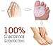Hight quality Gel Toe Separators Silicon Toe spacers for Hammer Toe with Forefoot Cushion Pad, Easy Wear in shoes for men & women -- Fight Bunions, Hallux Valgus Correction & More!