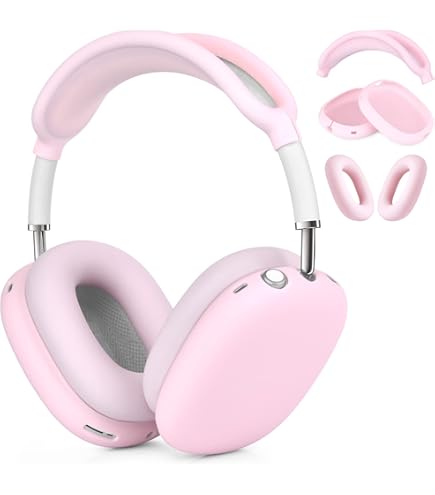 AirPods Max ピンク　箱、スマートケース付き　［あいーん】 Amazon.com: 3 in 1 Silicone Case Cover for AirPods Max 2/ AirPods