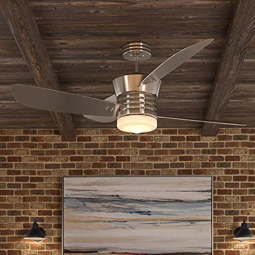 Hampton Bay Pilot 60 Inch And 52 Inch Indoor Brushed Nickel Ceiling Fan