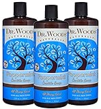Dr. Woods Pure Peppermint Castile Soap, 32 Ounce (Pack of 3)