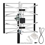 ViewTV VT-0958A Digital Amplified Outdoor / Indoor Attic HDTV Antenna - 120 Miles Range