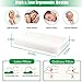 ALPHA LATEX Latex Pillow, Contoured Pillow Thailand Natural Latex Organic Pillow Neck Pain Bed Pillow for Sleeping - Low&High Ergonomic Contour Design for Back &Side Sleepers