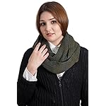 Women's Hand Knit Infinity Circular Scarf - 100% Baby Alpaca Women's Hand Knit Infinity Circular Scarf - 100% Baby Alpaca