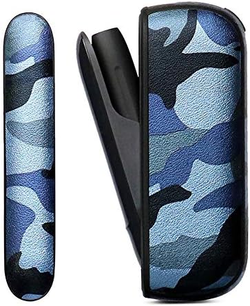EFGS Durable IQOS 3.0 Case, Soft Leather Cover, Protection Electronic Cigarette Box Scratch Resistant,Blue